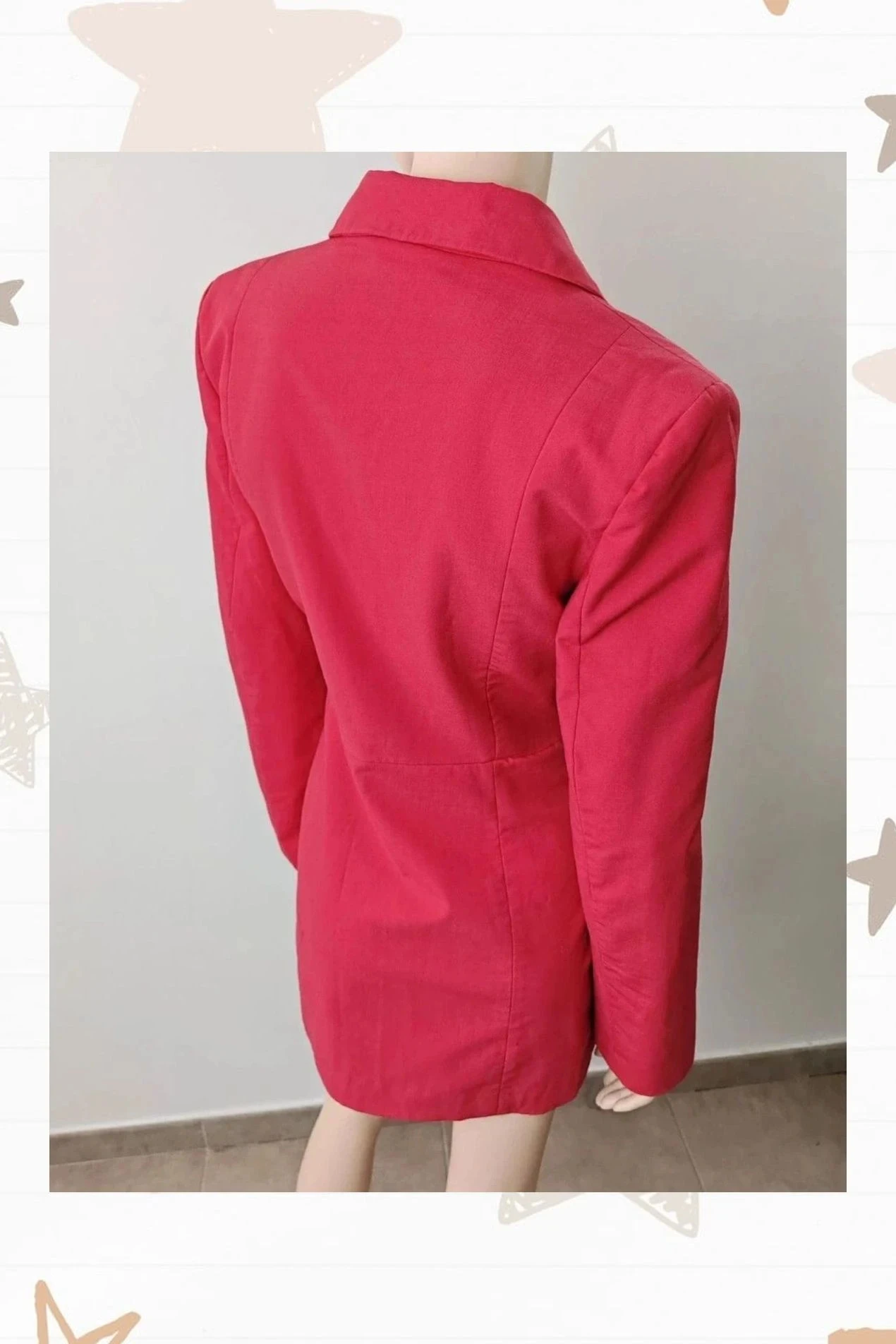 Precious fuchsia Zara blazer dress – photo 3